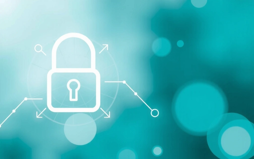 Digital privacy lock icon